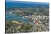 Aerial of Antigua, West Indies, Caribbean, Central America-Michael Runkel-Stretched Canvas