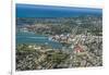 Aerial of Antigua, West Indies, Caribbean, Central America-Michael Runkel-Framed Photographic Print