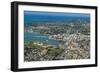 Aerial of Antigua, West Indies, Caribbean, Central America-Michael Runkel-Framed Photographic Print