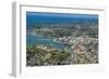 Aerial of Antigua, West Indies, Caribbean, Central America-Michael Runkel-Framed Photographic Print