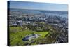 Aerial of Auckland, North Island, New Zealand-David Wall-Stretched Canvas