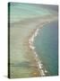 Aerial of Barrier Reef, Lighthouse Atoll, Belize-Stuart Westmoreland-Stretched Canvas