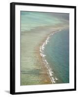 Aerial of Barrier Reef, Lighthouse Atoll, Belize-Stuart Westmoreland-Framed Photographic Print