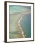 Aerial of Barrier Reef, Lighthouse Atoll, Belize-Stuart Westmoreland-Framed Photographic Print