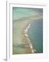 Aerial of Barrier Reef, Lighthouse Atoll, Belize-Stuart Westmoreland-Framed Photographic Print