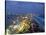 Aerial of Cancun at Night, Mexico-Peter Adams-Stretched Canvas