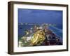 Aerial of Cancun at Night, Mexico-Peter Adams-Framed Photographic Print