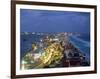 Aerial of Cancun at Night, Mexico-Peter Adams-Framed Photographic Print