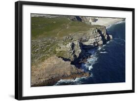 Aerial of Cape of Good Hope, Cape Peninsula, Cape Town, South Africa-David Wall-Framed Photographic Print