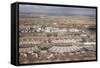 Aerial of Charles De Gaulle Airport, Paris, France, Europe-Julian Elliott-Framed Stretched Canvas