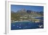 Aerial of Clifton Beach and Camps Bay, Cape Town, South Africa-David Wall-Framed Photographic Print