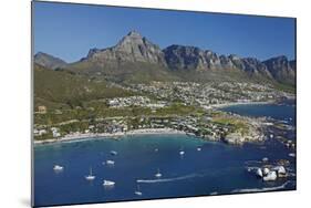 Aerial of Clifton Beach and Camps Bay, Cape Town, South Africa-David Wall-Mounted Photographic Print