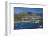 Aerial of Clifton Beach and Camps Bay, Cape Town, South Africa-David Wall-Framed Photographic Print