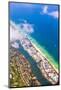 Aerial of Coastline Miami-Jorg Hackemann-Mounted Photographic Print