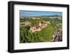 Aerial of Comburg Benedictine Monastery, Steinbach, Kocher Valley, Schwabisch Hall, Hohenlohe-Markus Lange-Framed Photographic Print