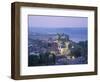 Aerial of Conway and Castle, UNESCO World Heritage Site, Gwynedd, North Wales, United Kingdom-Rainford Roy-Framed Photographic Print