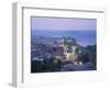 Aerial of Conway and Castle, UNESCO World Heritage Site, Gwynedd, North Wales, United Kingdom-Rainford Roy-Framed Photographic Print