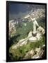 Aerial of Corcovado Christ Statue and Rio de Janeiro, Brazil-Bill Bachmann-Framed Photographic Print