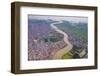 Aerial of Davao, Mindanao, Philippines, Southeast Asia, Asia-Michael Runkel-Framed Photographic Print