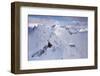 Aerial of deep snow in the Coast Mountains, near Squamish and Whistler, British Columbia, Canada-Kristin Piljay-Framed Photographic Print