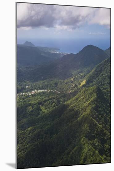 Aerial of Dominica, West Indies, Caribbean, Central America-Michael Runkel-Mounted Photographic Print