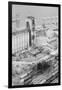 Aerial of Exploded Grain Elevator-null-Framed Premium Photographic Print