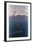 Aerial of Exxon Valdez & Mountains-null-Framed Photographic Print