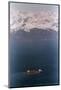 Aerial of Exxon Valdez & Mountains-null-Mounted Photographic Print