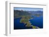 Aerial of Fiordland National Park, UNESCO World Heritage Site, South Island, New Zealand, Pacific-Michael Runkel-Framed Photographic Print