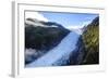 Aerial of Fox Glacier, Westland Tai Poutini National Park, South Island, New Zealand, Pacific-Michael Runkel-Framed Photographic Print