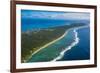 Aerial of Ha'Apai, Tonga, South Pacific-Michael Runkel-Framed Photographic Print