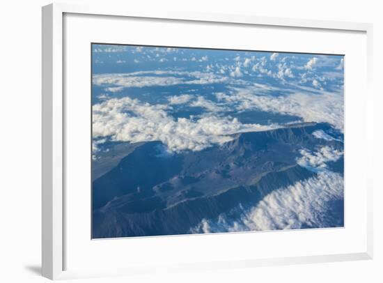 Aerial of Haleakala National Park, Maui, Hawaii, United States of America, Pacific-Michael Runkel-Framed Photographic Print