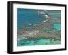 Aerial of Hanauma Bay Reef Snorkelers Near Oahu, Hawaii-Bill Bachmann-Framed Photographic Print