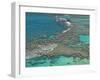 Aerial of Hanauma Bay Reef Snorkelers Near Oahu, Hawaii-Bill Bachmann-Framed Photographic Print