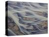 Aerial of Holsa River Delta Fingers, Reykjavik, Iceland-Josh Anon-Stretched Canvas