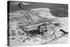 Aerial of Home Destroyed by Hurricane-null-Stretched Canvas