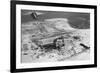 Aerial of Home Destroyed by Hurricane-null-Framed Photographic Print