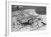 Aerial of Home Destroyed by Hurricane-null-Framed Photographic Print