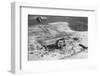 Aerial of Home Destroyed by Hurricane-null-Framed Photographic Print