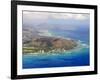 Aerial of Honolulu and Diamond Head, Oahu, Hawaii-Michael DeFreitas-Framed Photographic Print