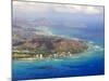 Aerial of Honolulu and Diamond Head, Oahu, Hawaii-Michael DeFreitas-Mounted Photographic Print