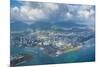 Aerial of Honolulu, Oahu, Hawaii, United States of America, Pacific-Michael-Mounted Photographic Print