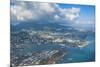 Aerial of Honolulu, Oahu, Hawaii, United States of America, Pacific-Michael-Mounted Photographic Print