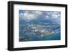 Aerial of Honolulu, Oahu, Hawaii, United States of America, Pacific-Michael-Framed Photographic Print