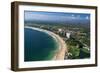 Aerial of Ixtapa Oceanfront-Danny Lehman-Framed Photographic Print