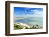 Aerial of Jericoacoara Town and Beach, Ceara, Brazil, South America-Alex Robinson-Framed Photographic Print