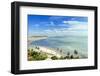 Aerial of Jericoacoara Town and Beach, Ceara, Brazil, South America-Alex Robinson-Framed Photographic Print