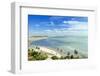 Aerial of Jericoacoara Town and Beach, Ceara, Brazil, South America-Alex Robinson-Framed Photographic Print