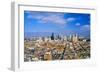 Aerial of Kansas City skyline, MO-null-Framed Photographic Print