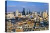 Aerial of Kansas City skyline, MO-null-Stretched Canvas